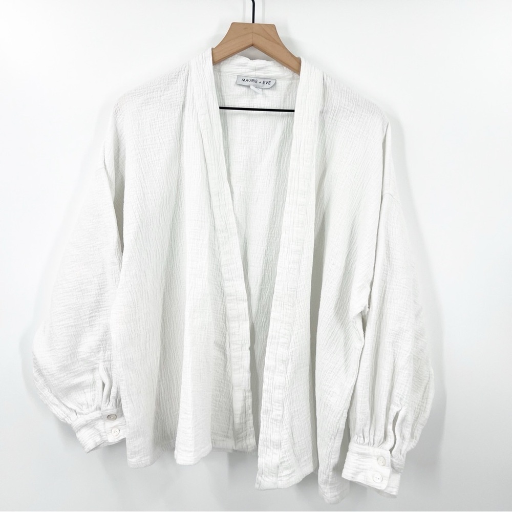 Maurie + Eve White Cotton Long Sleeve